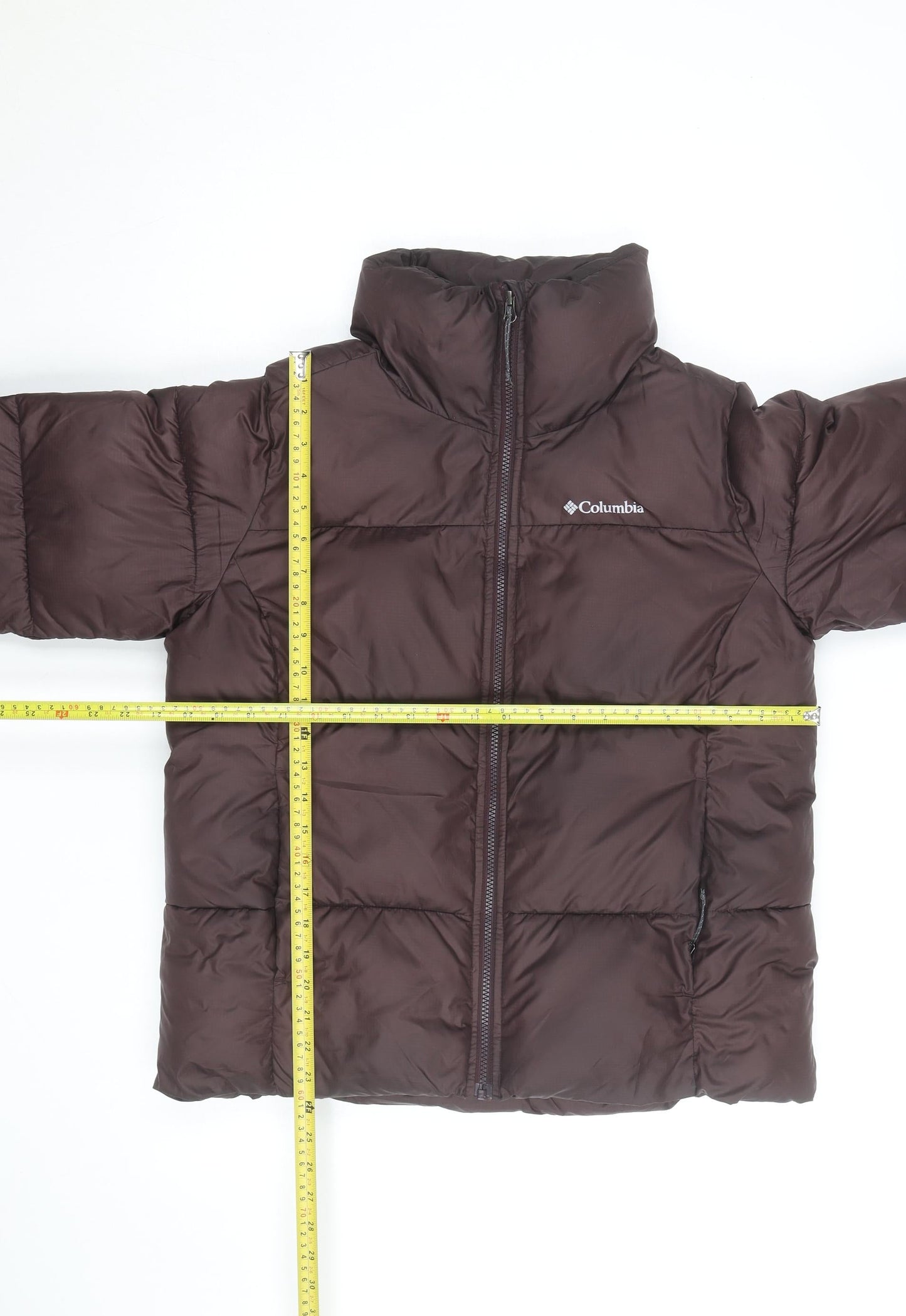 Columbia Men's Brown Puffer Jacket Size M Insulated Winter Coat