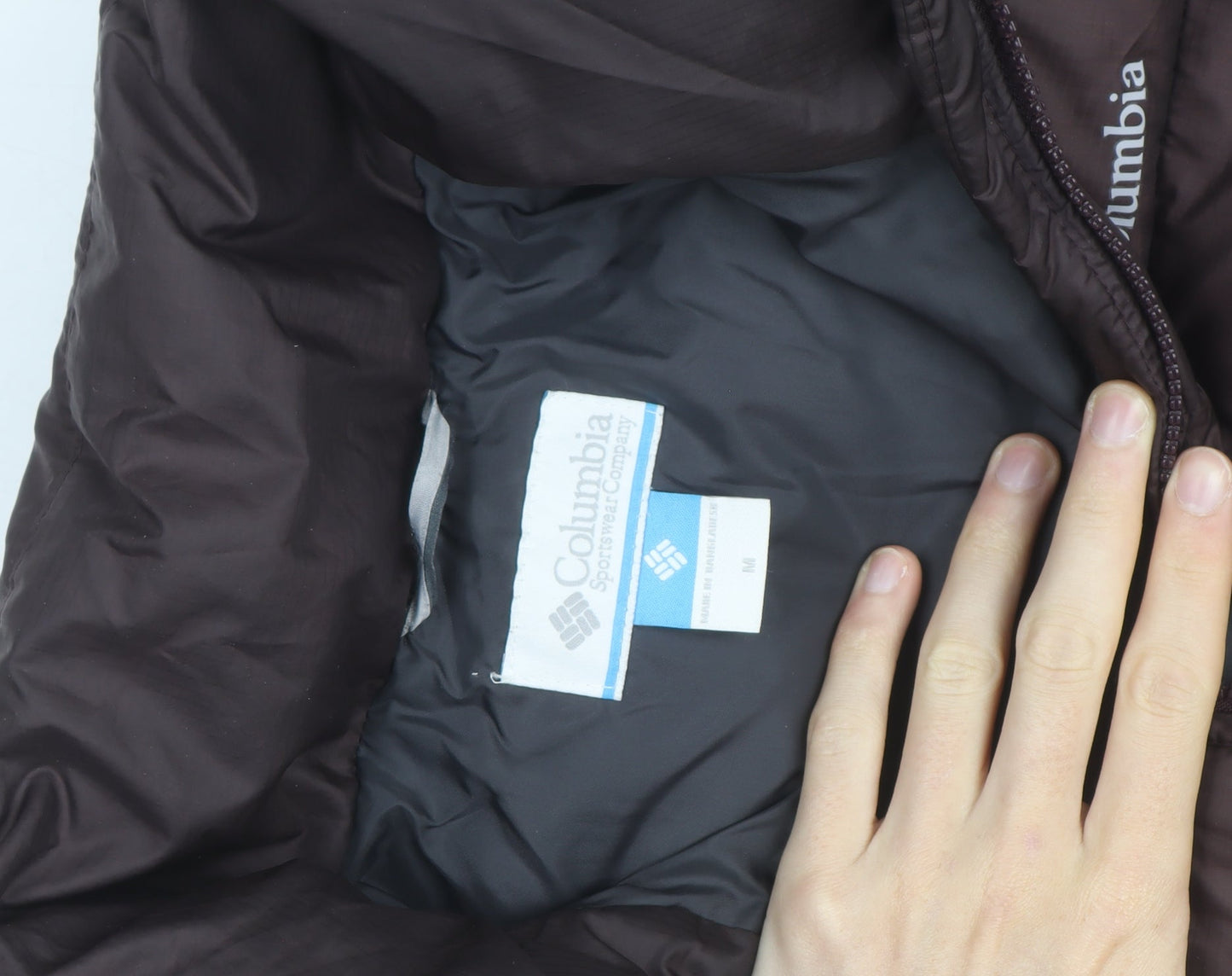 Columbia Men's Brown Puffer Jacket Size M Insulated Winter Coat