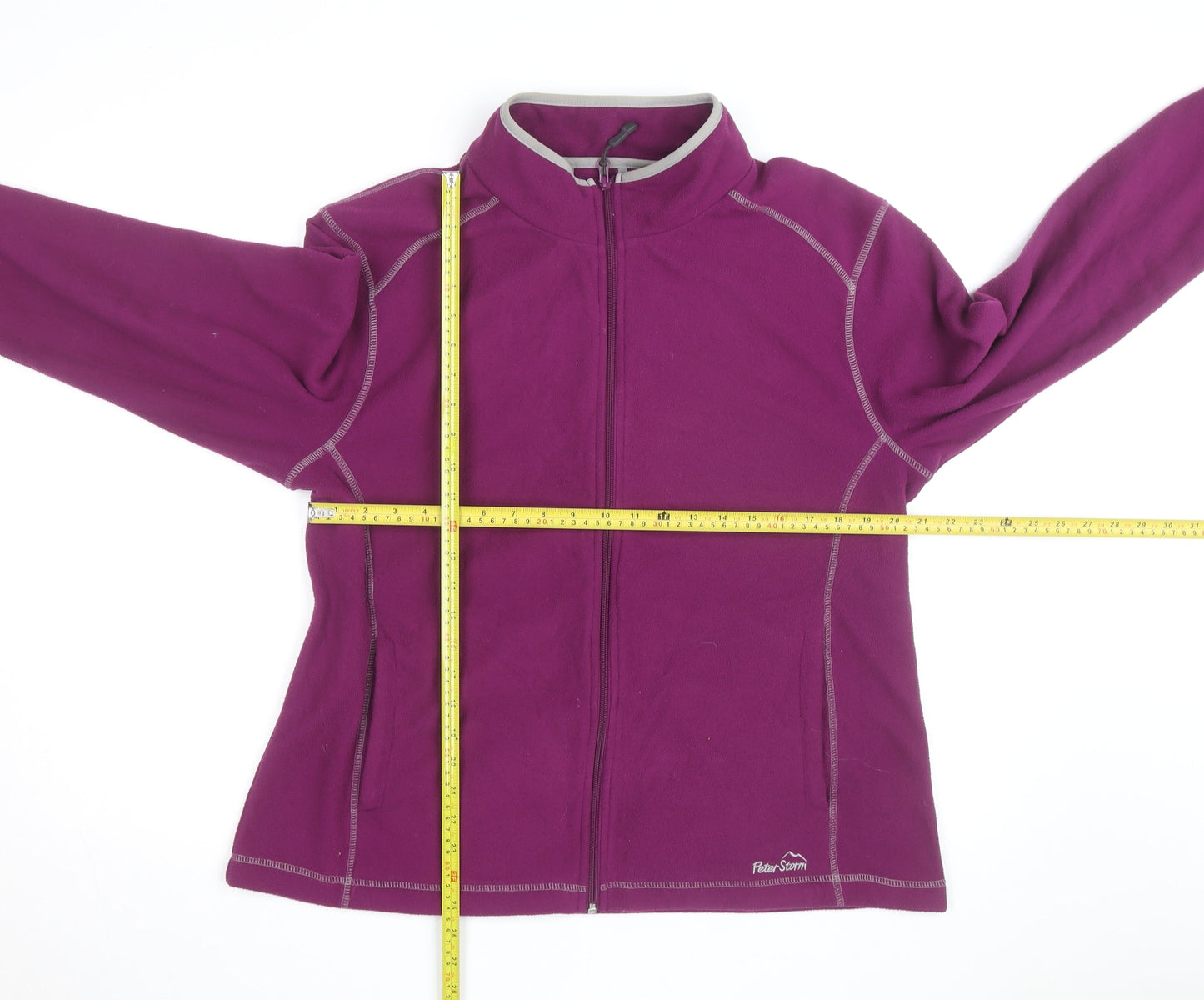 Peter Storm Womens Purple Full Zip Fleece Jacket Size 18