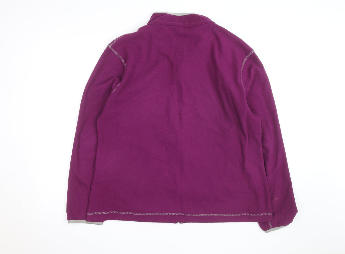 Peter Storm Womens Purple Full Zip Fleece Jacket Size 18