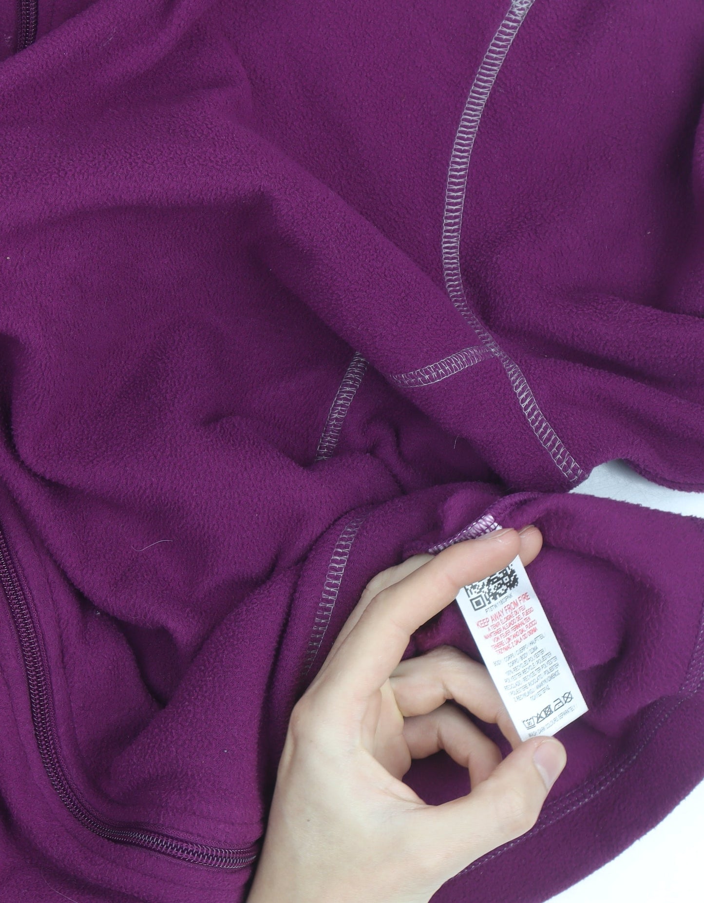Peter Storm Womens Purple Full Zip Fleece Jacket Size 18