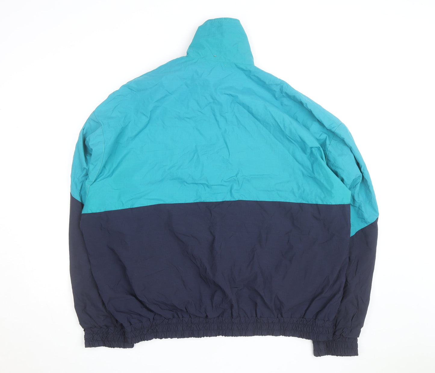 BMW Motorrad Men's Blue 2XL Vintage Nylon Windbreaker Jacket