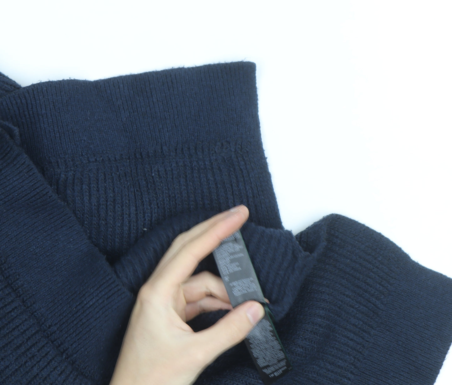Marks and Spencer Men's Blue Wool Blend Cardigan Medium