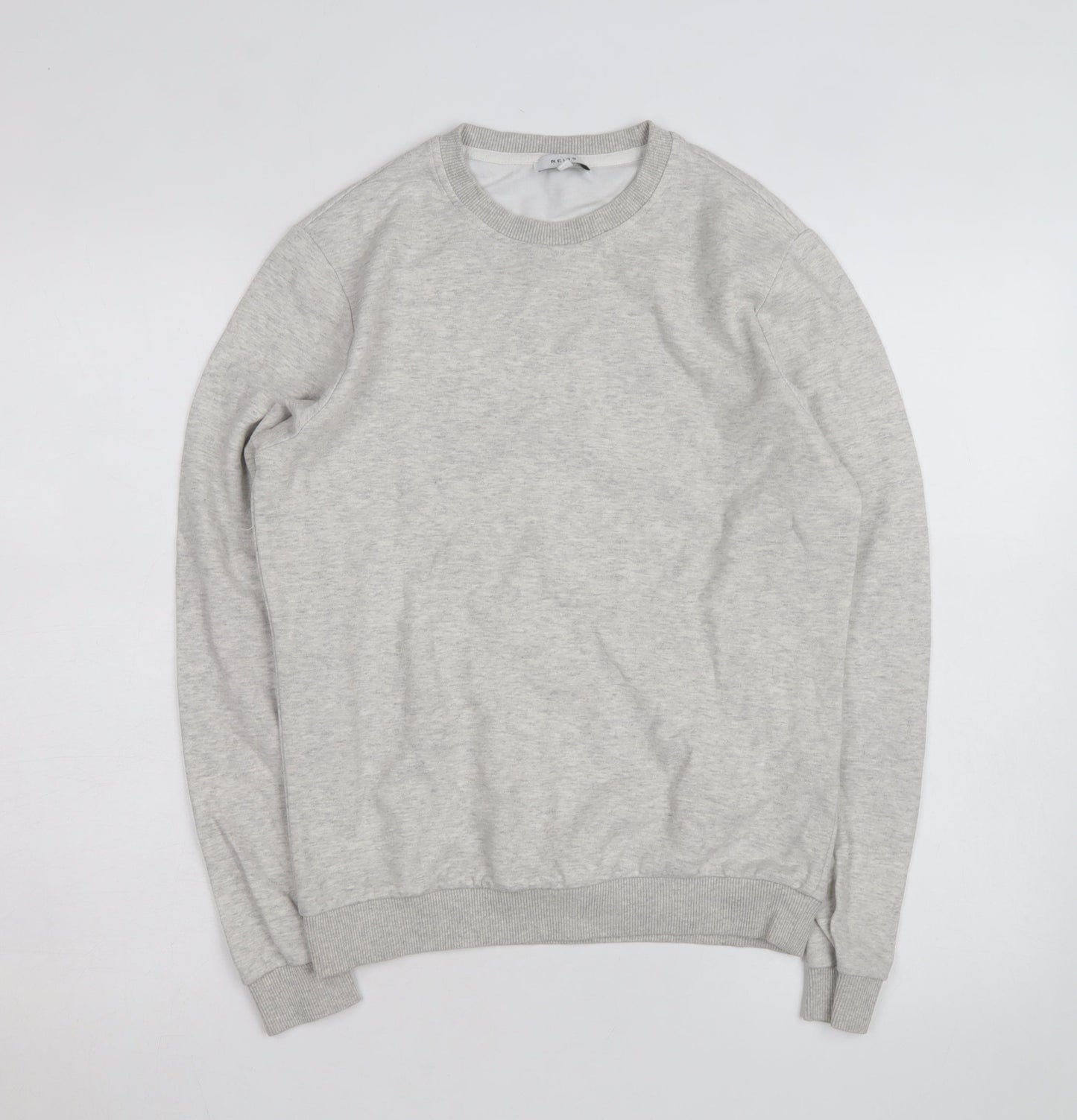 Reiss Men's Grey XS Crew Neck Pullover Sweatshirt