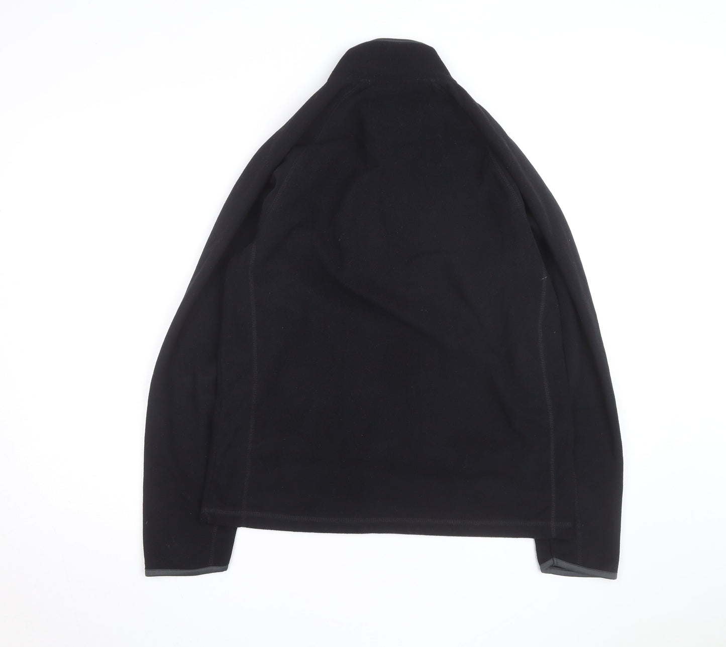 Marks and Spencer Mens Black Fleece 1/4 Zip Sweatshirt Size S
