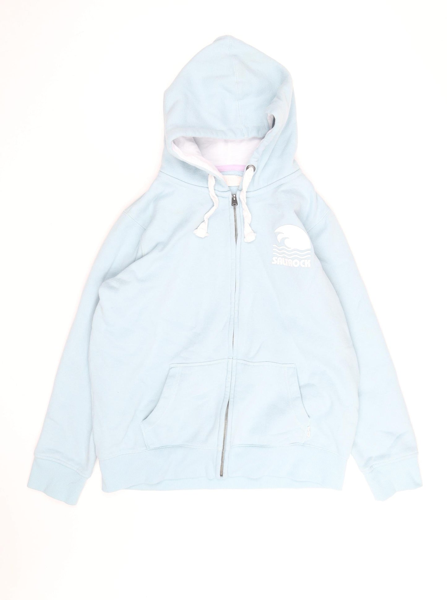 Saltrock Women's Blue Full Zip Hoodie Size M Cotton Blend