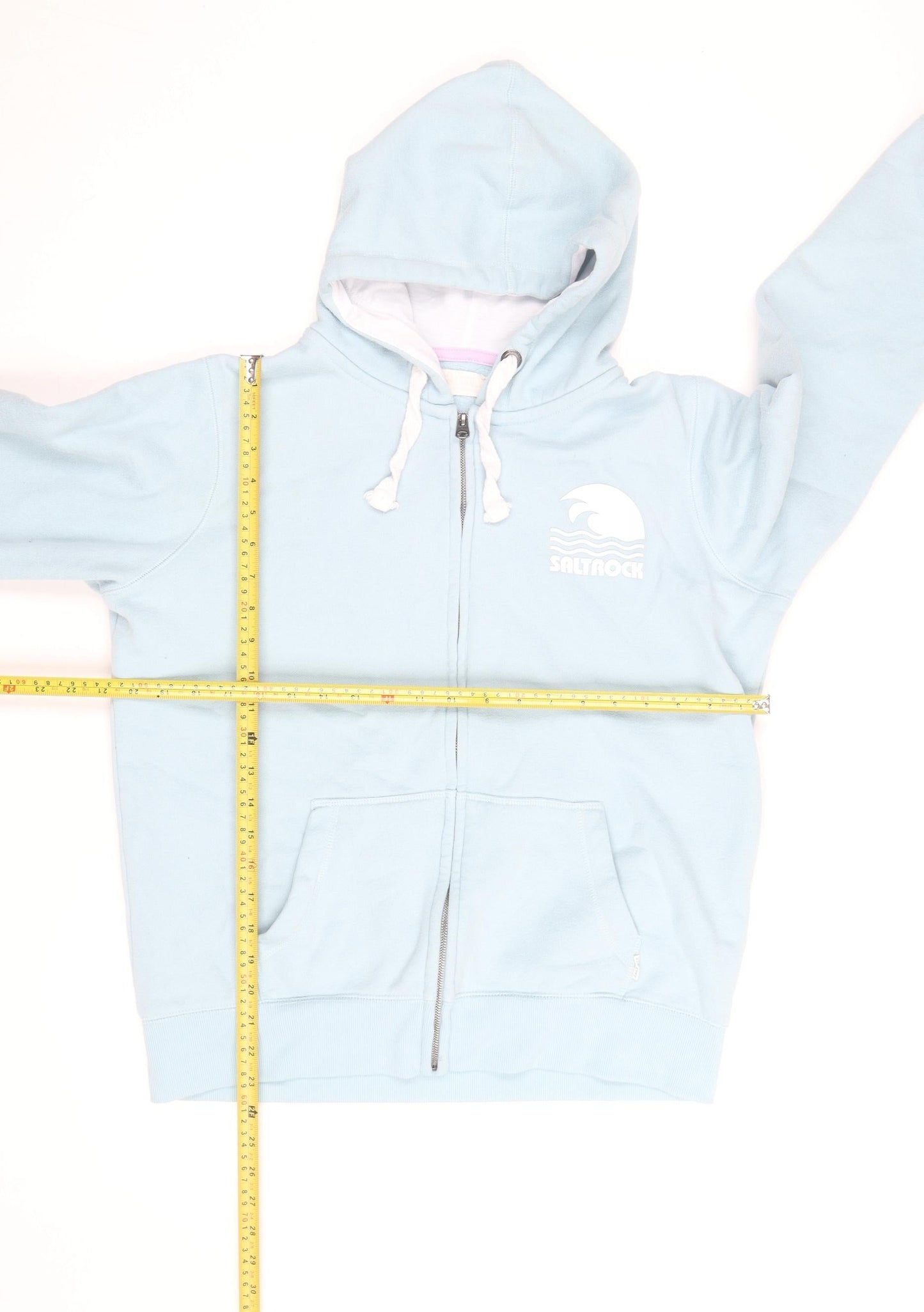 Saltrock Women's Blue Full Zip Hoodie Size M Cotton Blend