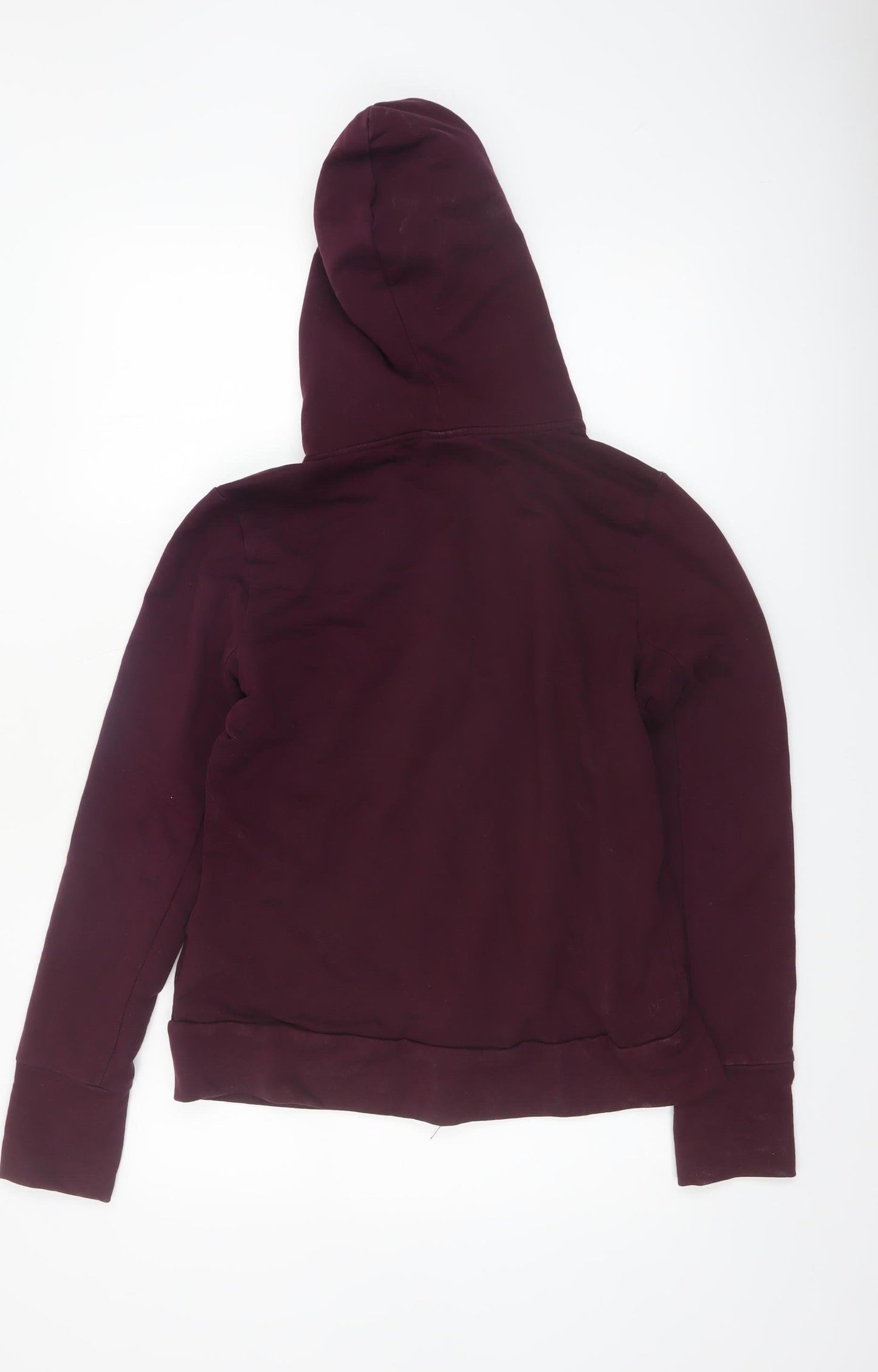 GapFit Women’s Burgundy Full Zip Hoodie M Cotton Blend