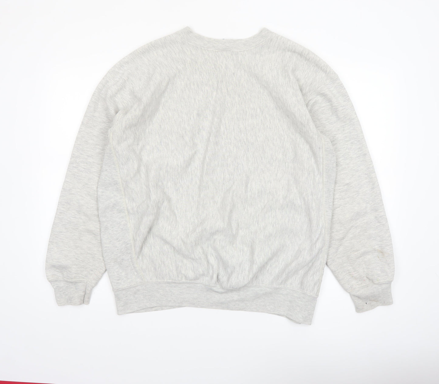 Champion Mens Grey XL Pullover Sweatshirt RAMS Logo Vintage