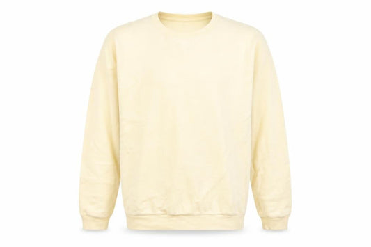 Lands' End Men's Beige Cotton V-Neck Sweatshirt L Tall