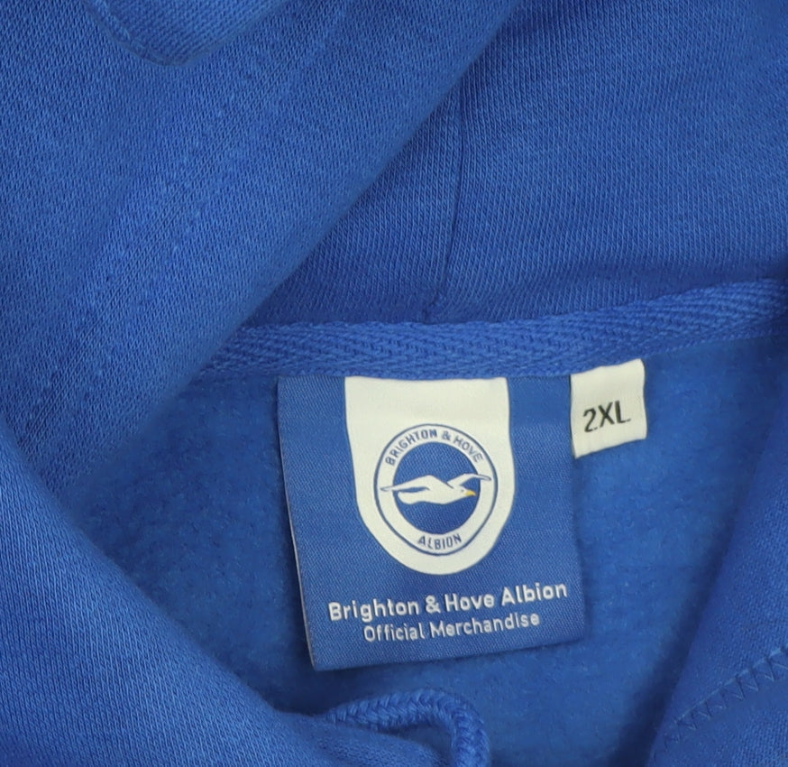 Brighton & Hove Albion Men’s Blue 2XL Pullover Hoodie
