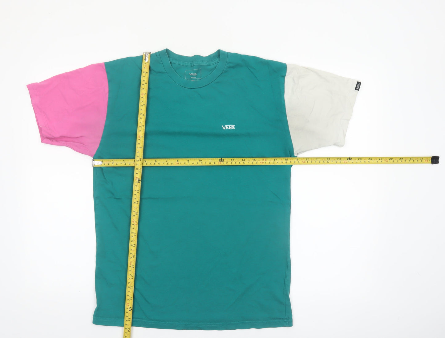 Vans Men's Multicoloured Classic Fit Cotton T-Shirt Medium