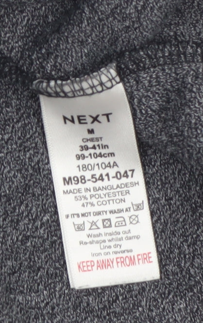 Next Men's Grey Regular Fit Long Sleeve Casual Knit Top M