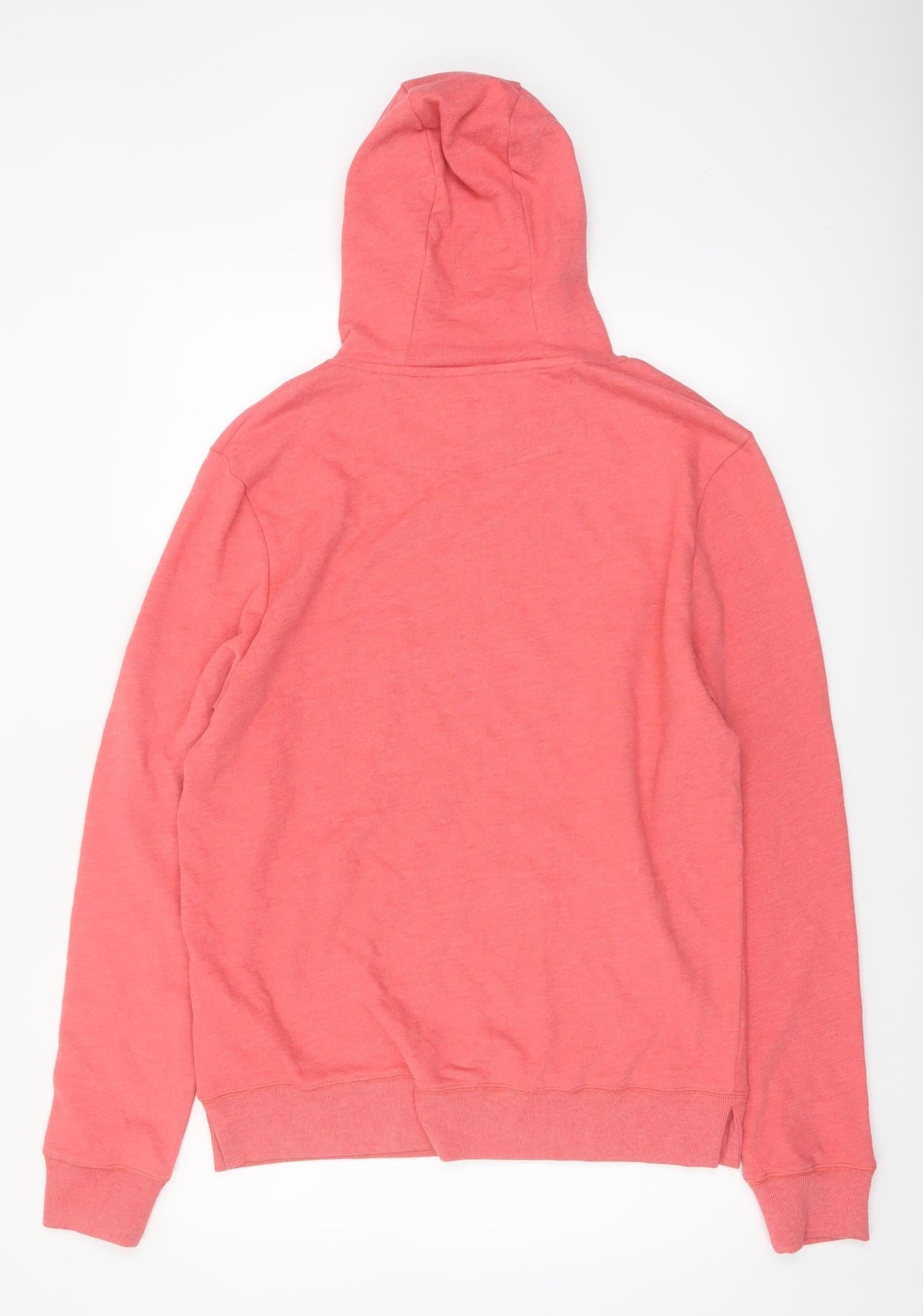 Mr. Blue Sky Men's Pink Pullover Hoodie M Graphic Surf Design