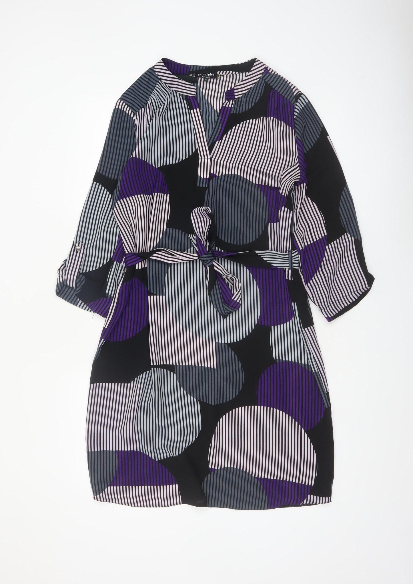 Principles by Ben de Lisi Women’s Multicoloured Geometric Shift Dress Size 14