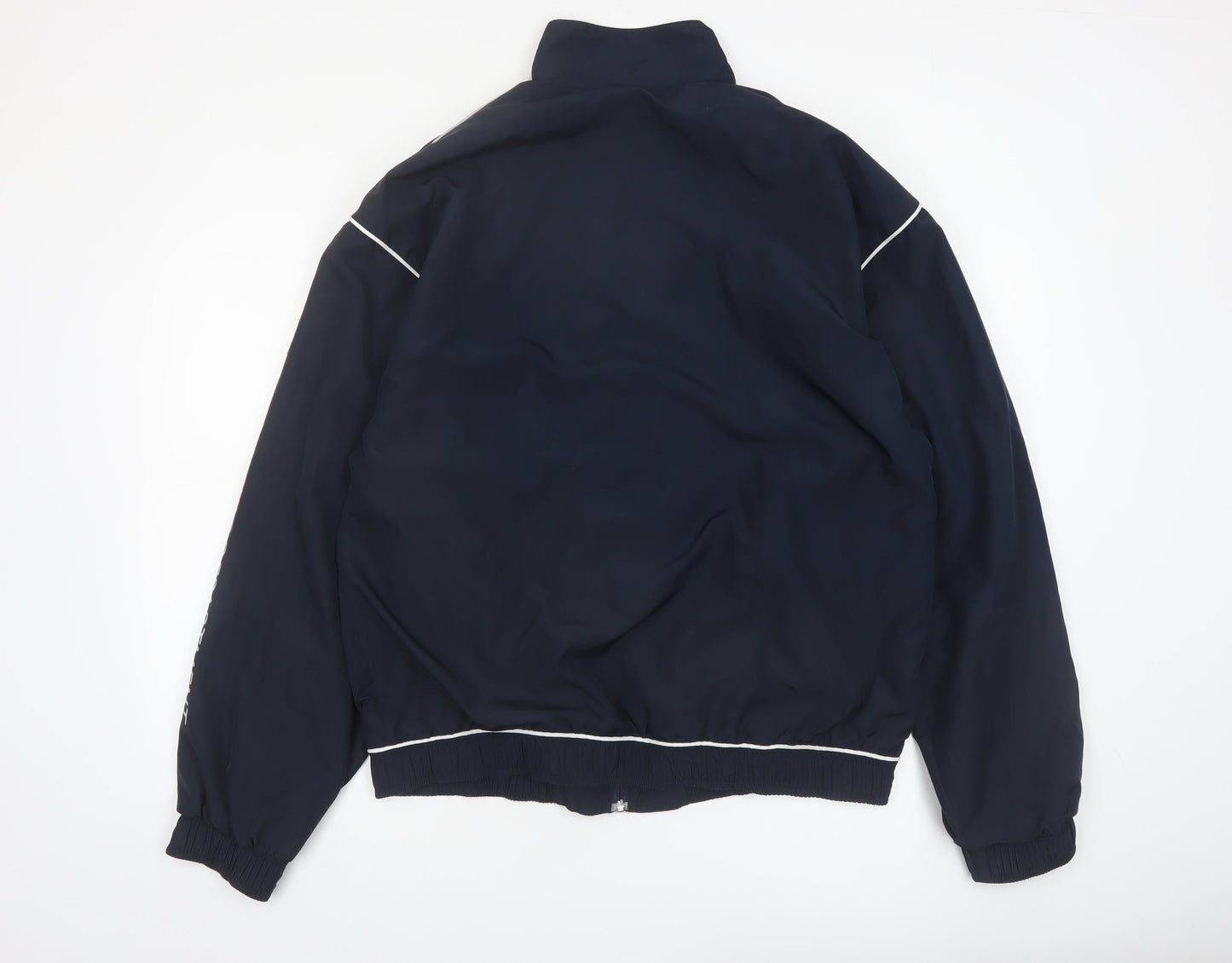 Reebok Men’s Blue XL Sports Full Zip Reflective Jacket