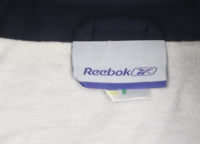 Reebok Men’s Blue XL Sports Full Zip Reflective Jacket