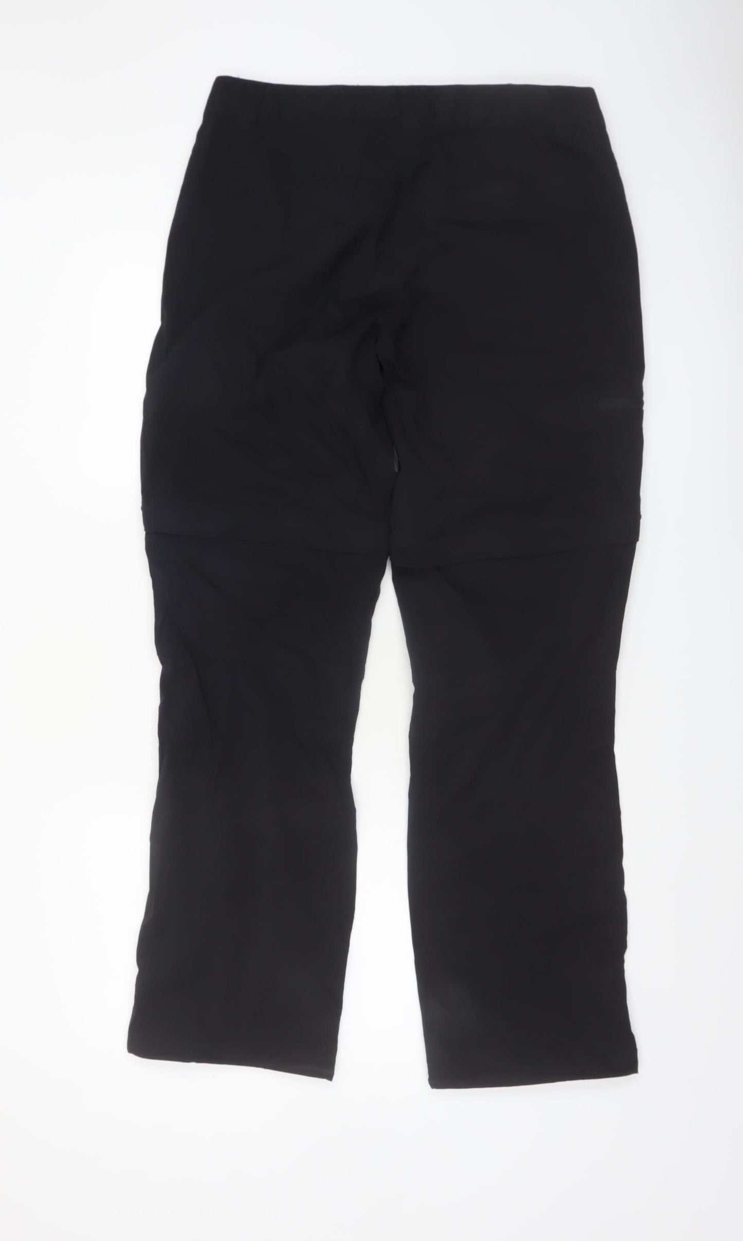 Crivit Women's Black Cargo Convertible Trousers Size 14