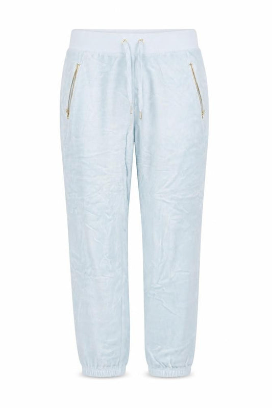 Juicy Couture Women's Blue Velour Jogger Trousers XS