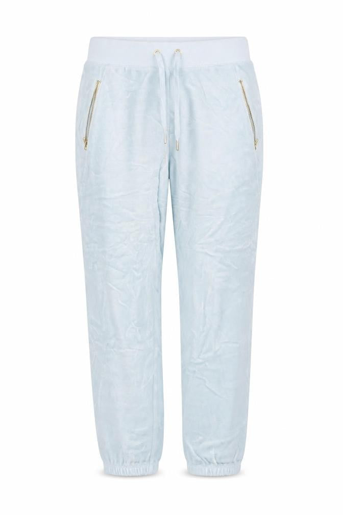 Juicy Couture Women's Blue Velour Jogger Trousers XS