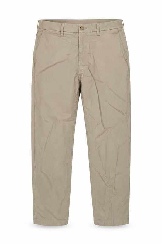Marks & Spencer Men Beige Chino Trousers 32W 29L Regular Fit