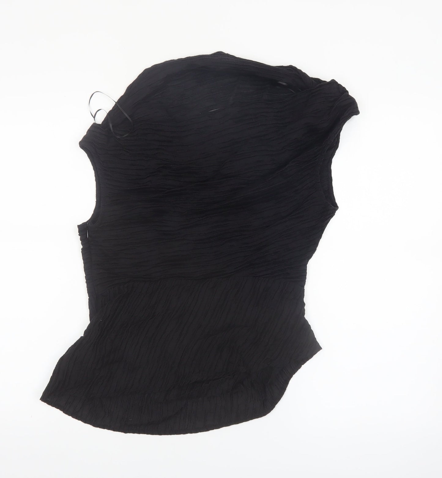 Marks and Spencer Women’s Black Lyocell Tunic Blouse Size 12
