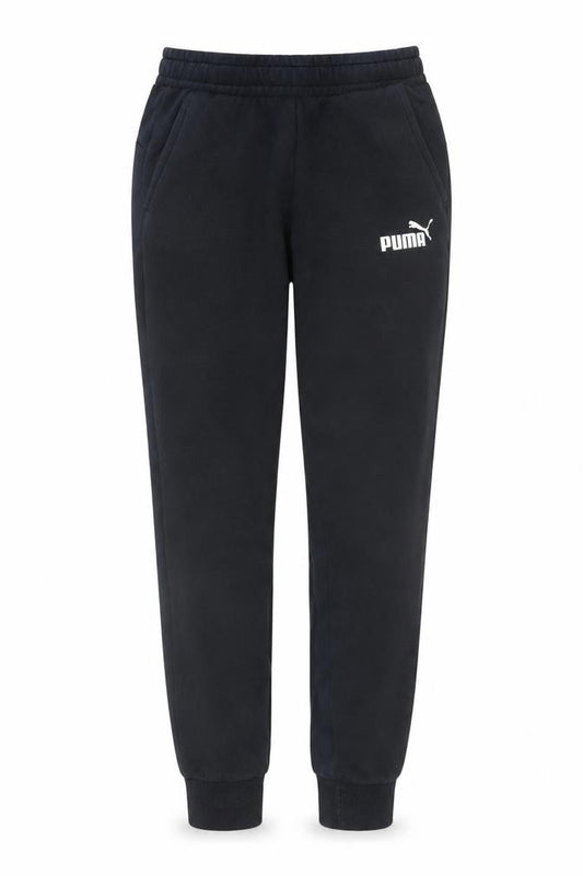 Puma Womens Black Jogger Sweatpants Small Cotton Blend Casual