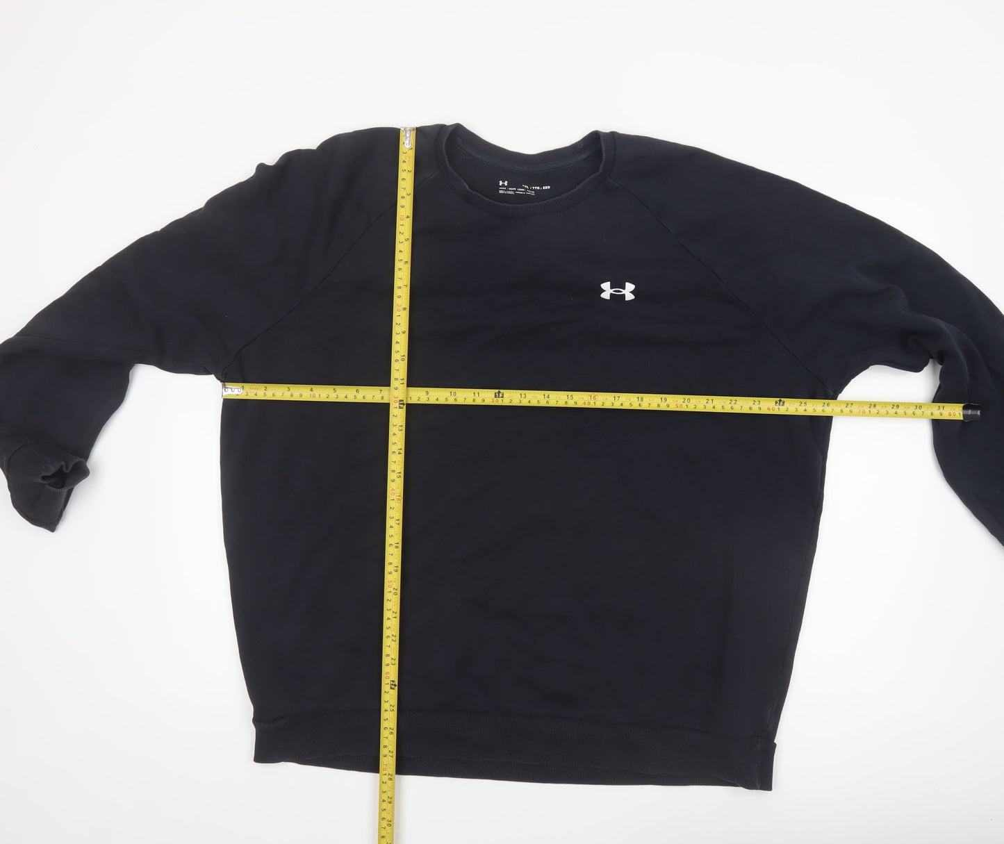 Under Armour Men Black 2XL Pullover Fleece Sweatshirt
