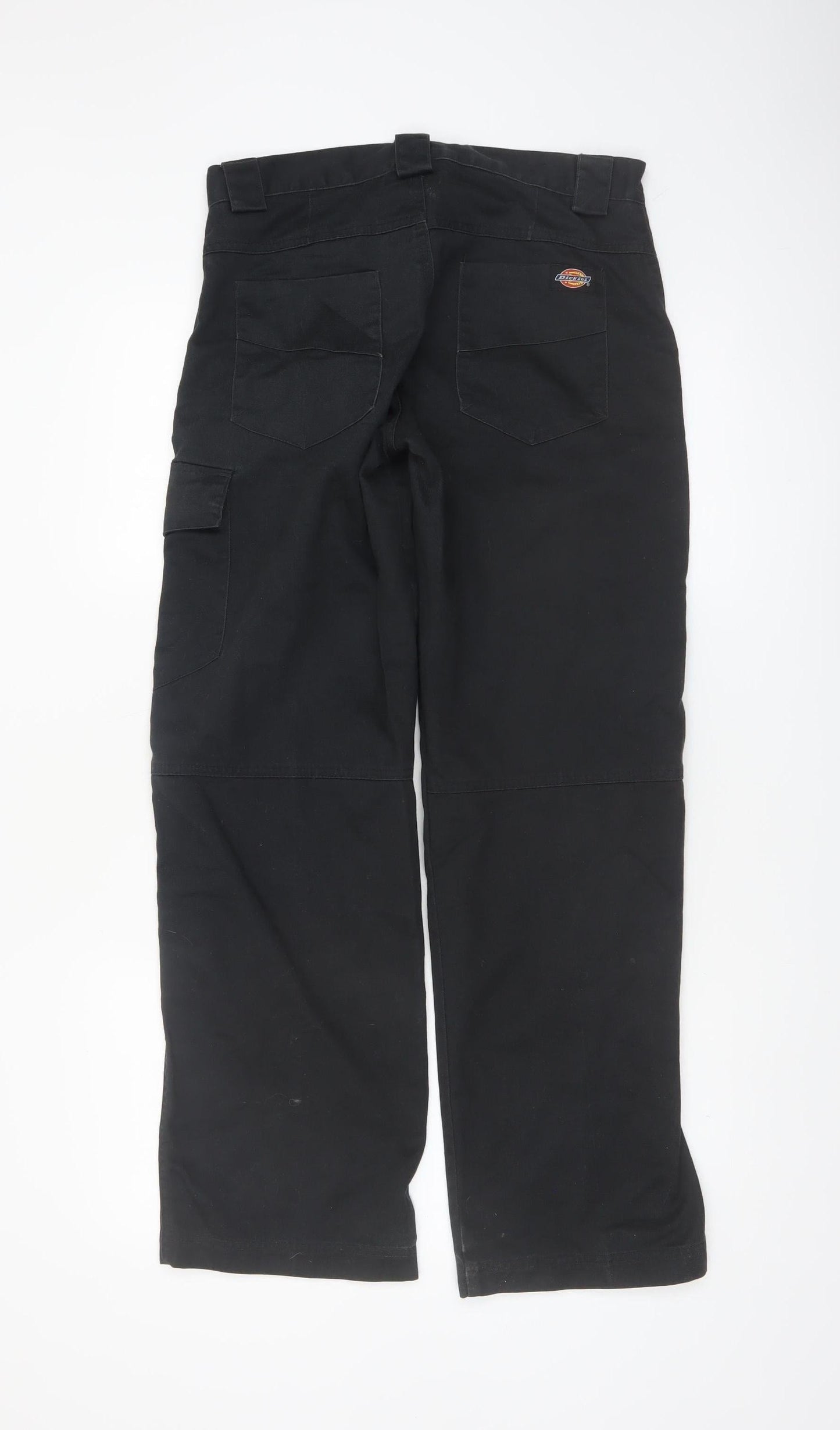 Dickies Womens Black Cargo Workwear Trousers Size 10 Regular