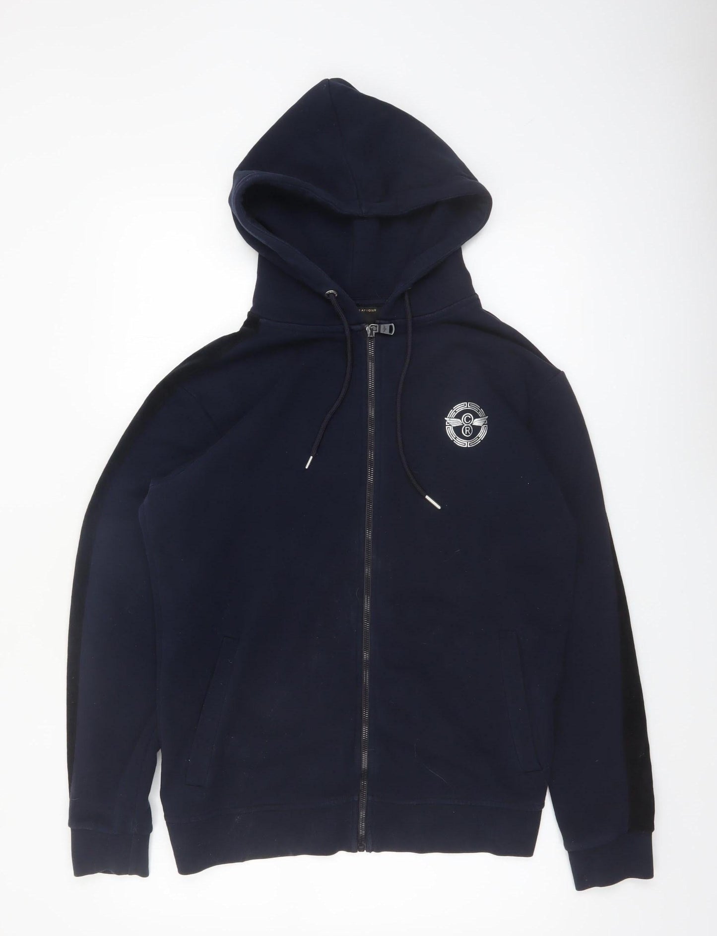 Creative Recreation Men's Blue Full Zip Hoodie Size M