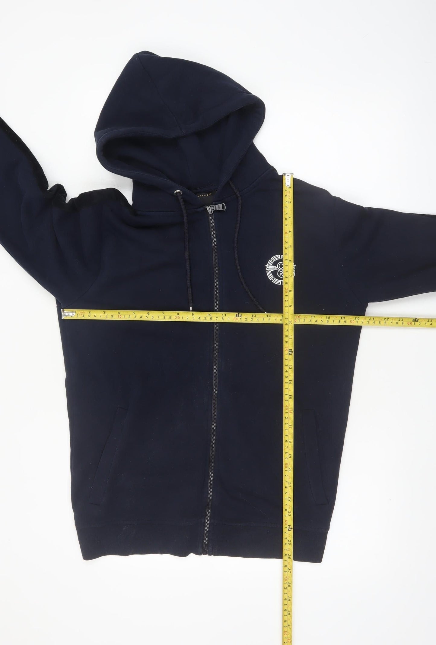 Creative Recreation Men's Blue Full Zip Hoodie Size M