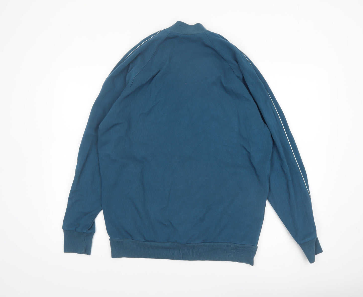 Lacoste Men's Blue Bomber Jacket Size L Zip-Up Lightweight