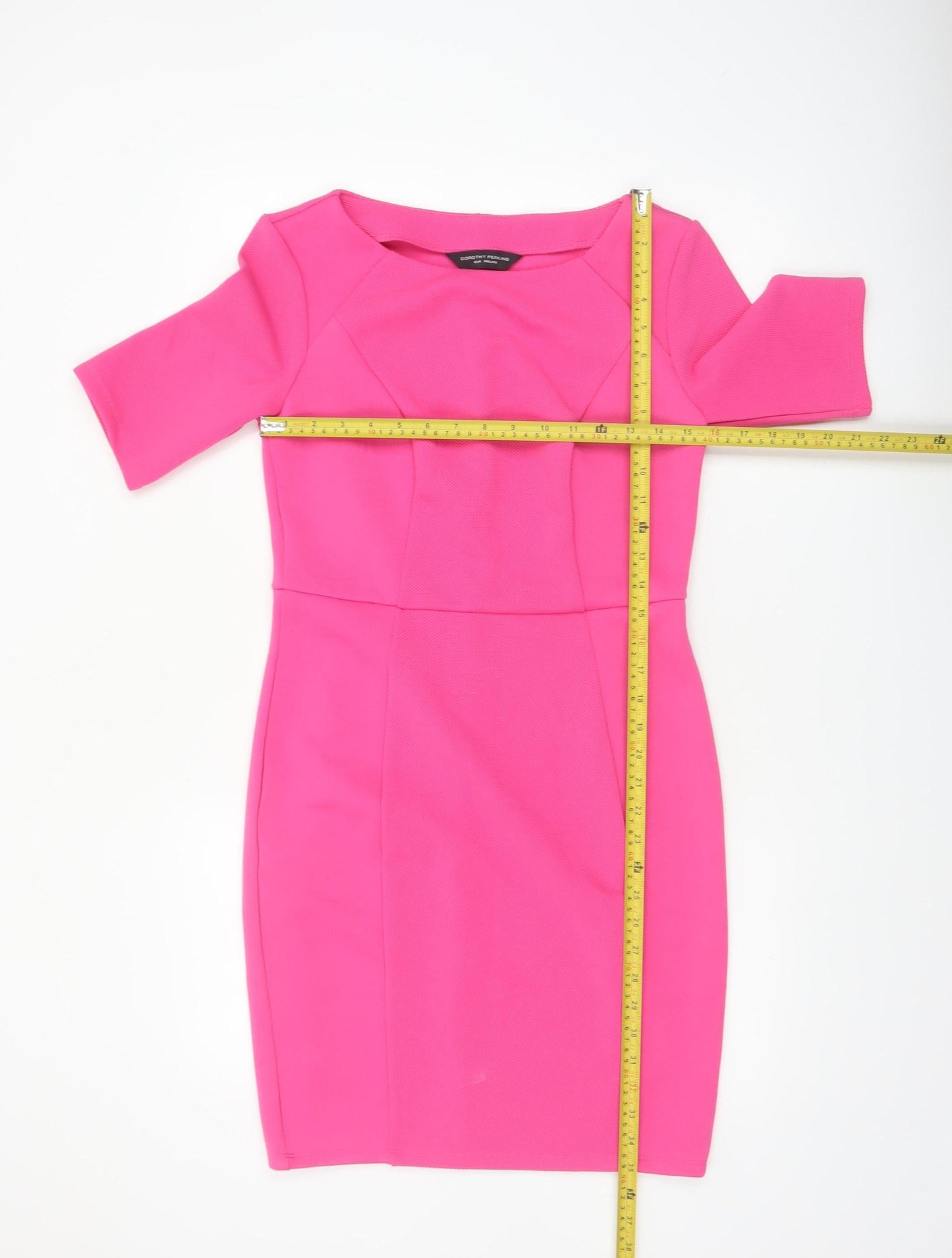 Dorothy Perkins Women’s Pink Bodycon Knee Length Dress Size 18