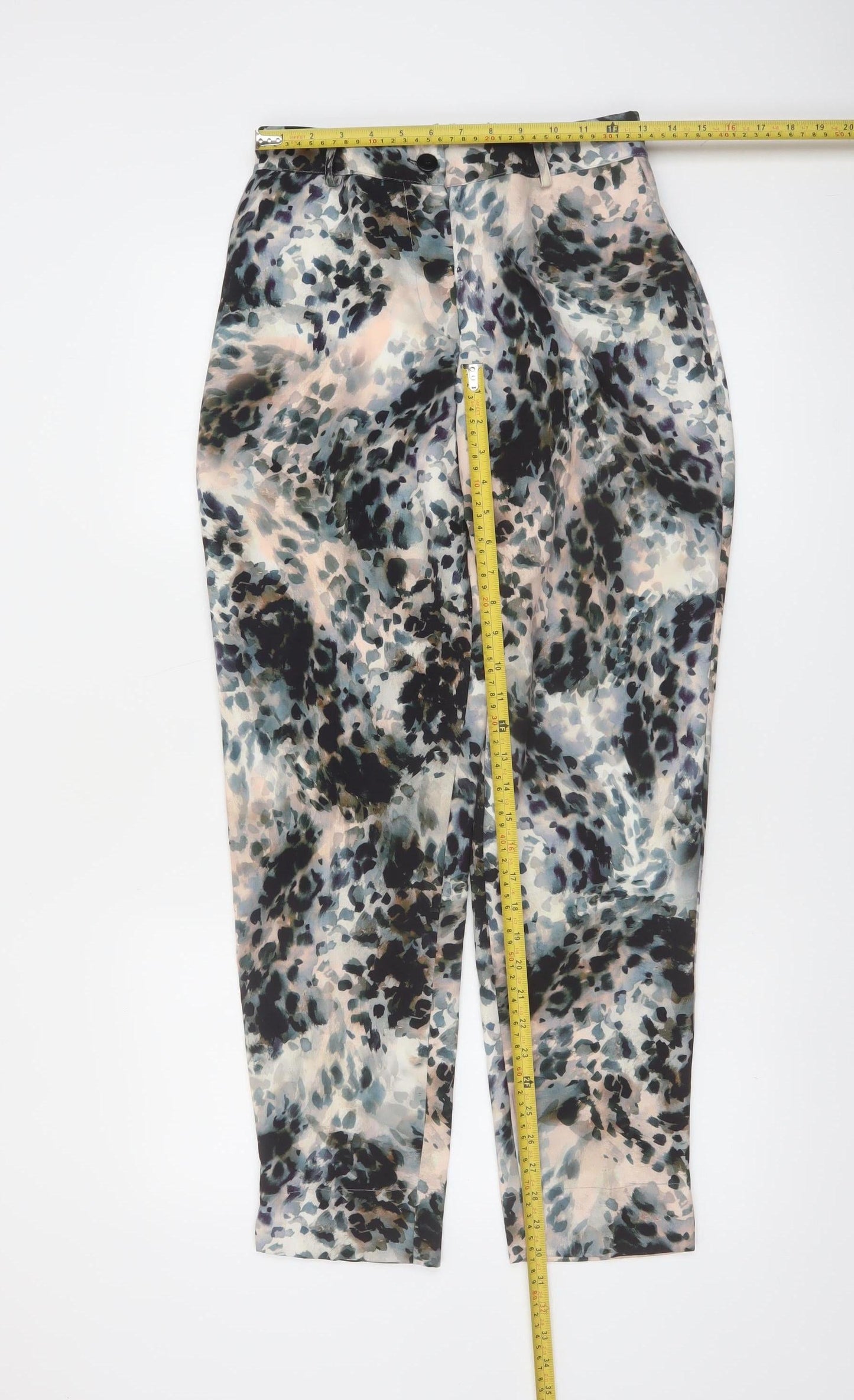 List Roma Women's Multicoloured Animal Print Trousers L