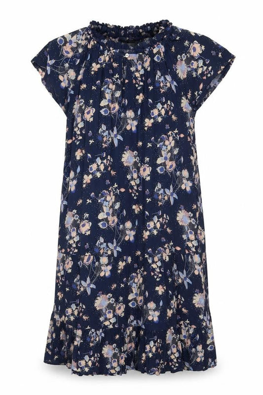 FatFace Women’s Blue Floral Short Sleeve Viscose Shift Dress Size 12