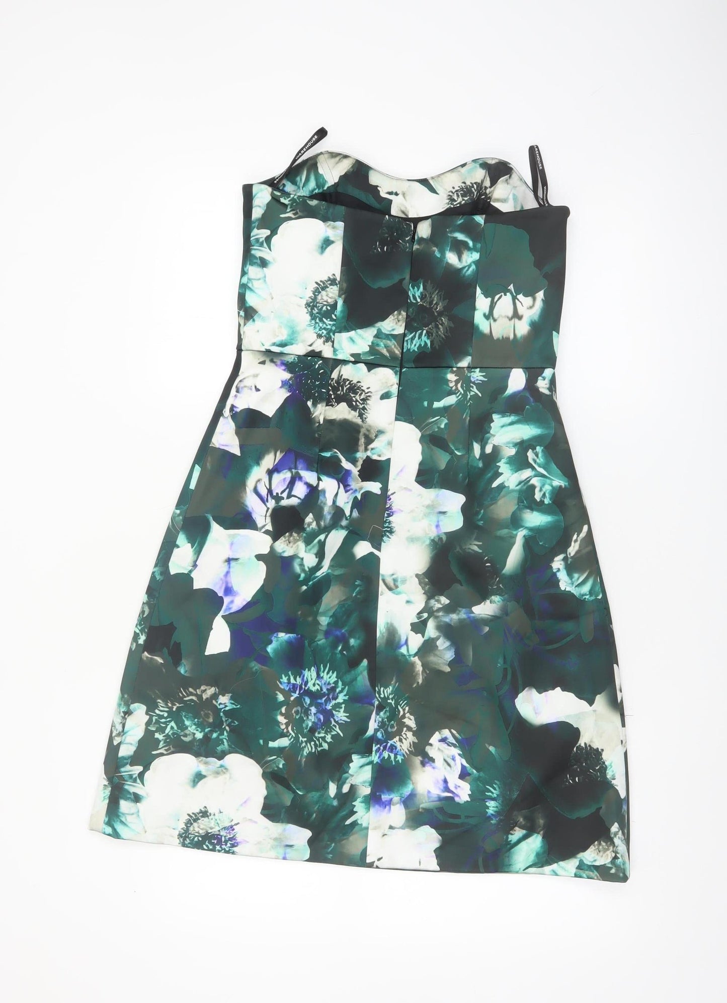 Warehouse Women’s Multicoloured Floral Bodycon Dress Size 10