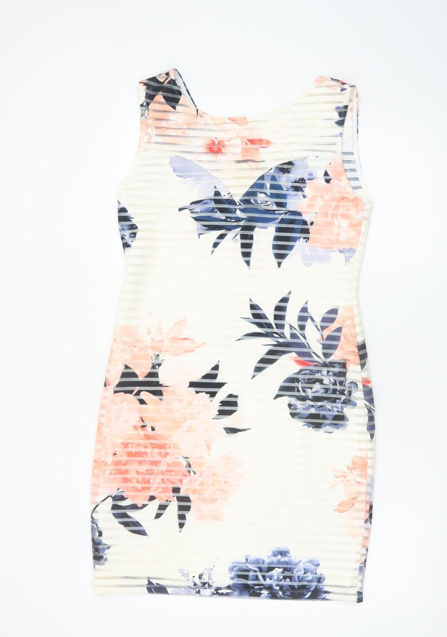 Quiz Women’s Multicoloured Floral Bodycon Dress Size 16