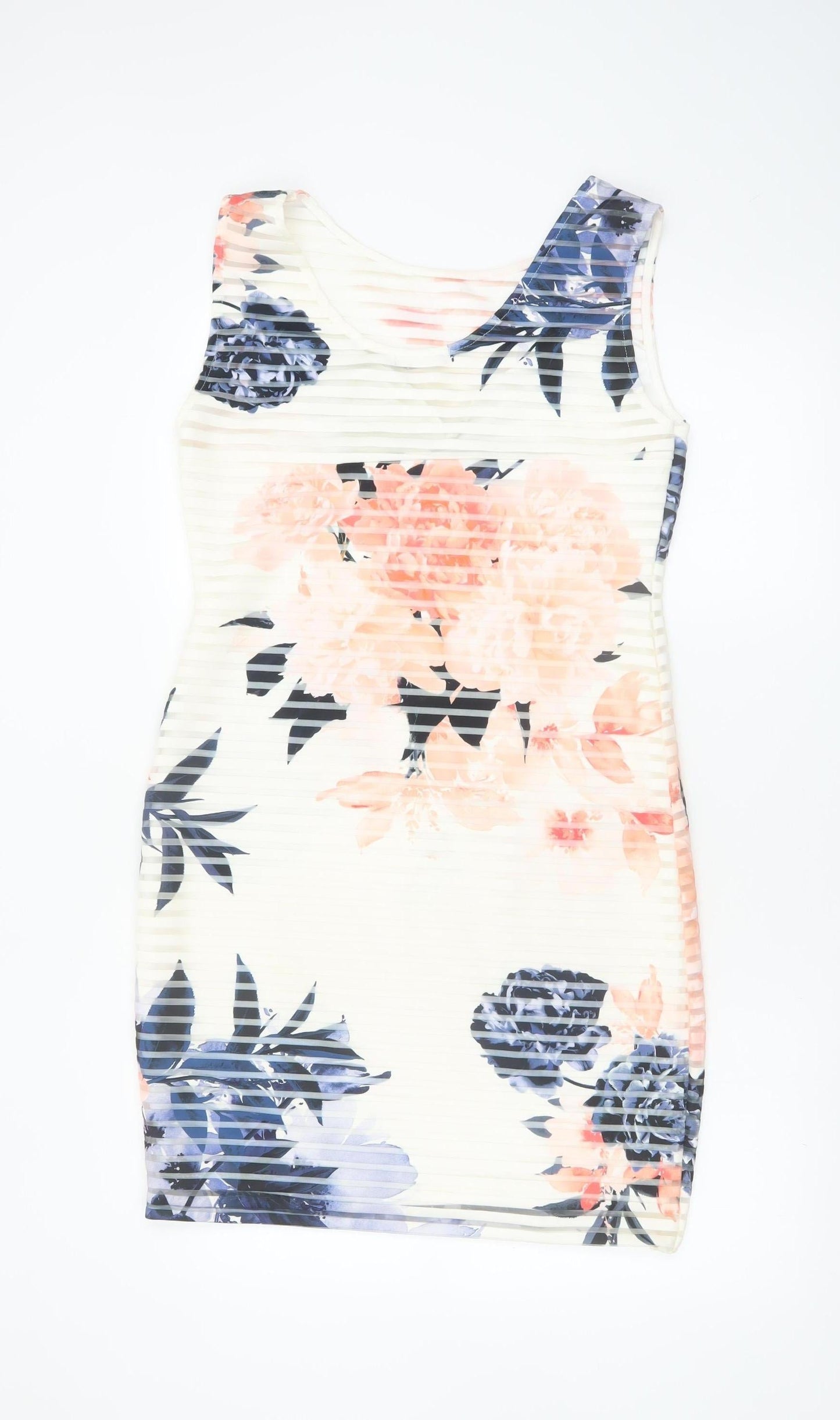 Quiz Women’s Multicoloured Floral Bodycon Dress Size 16