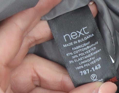 Next Women’s Black Geometric Sheath Dress Size 14