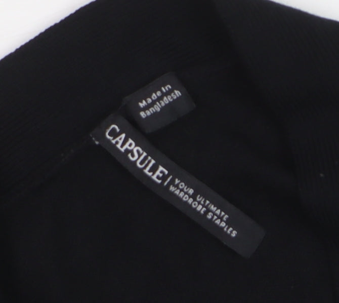Capsule Women Black Long Sleeve Open Cardigan Size 24/26