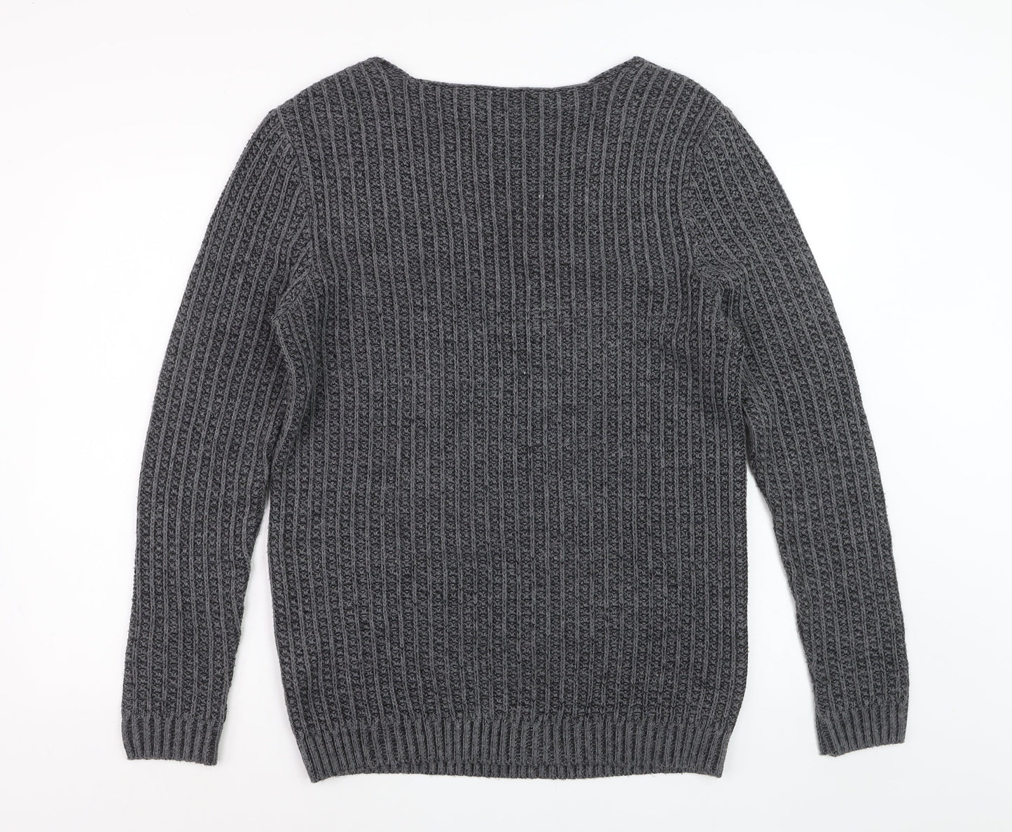 ASOS Women’s Grey Chunky Knit Pullover Jumper Size L