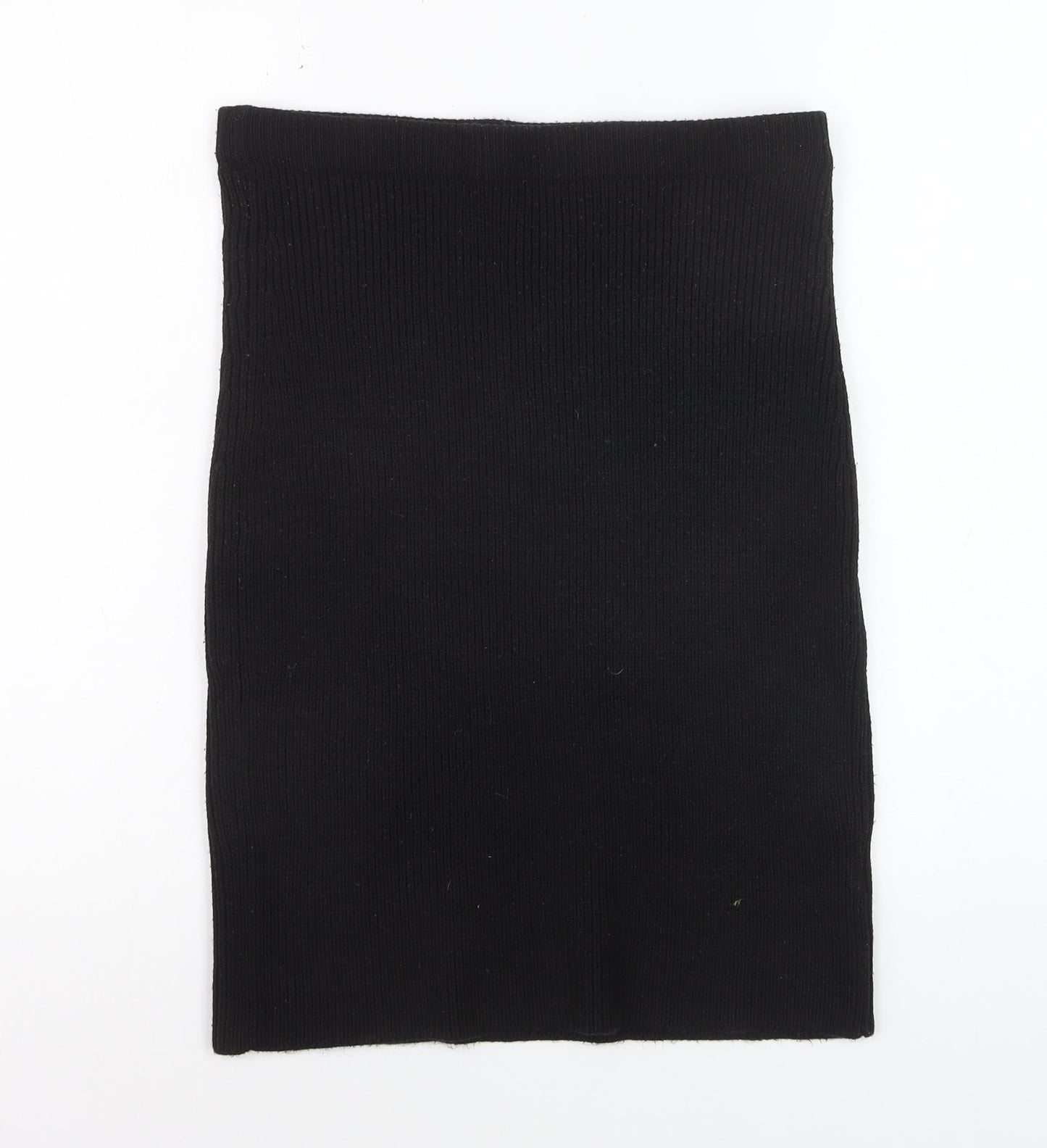 Next Petite Women's Black Knit Pencil Skirt Size 14