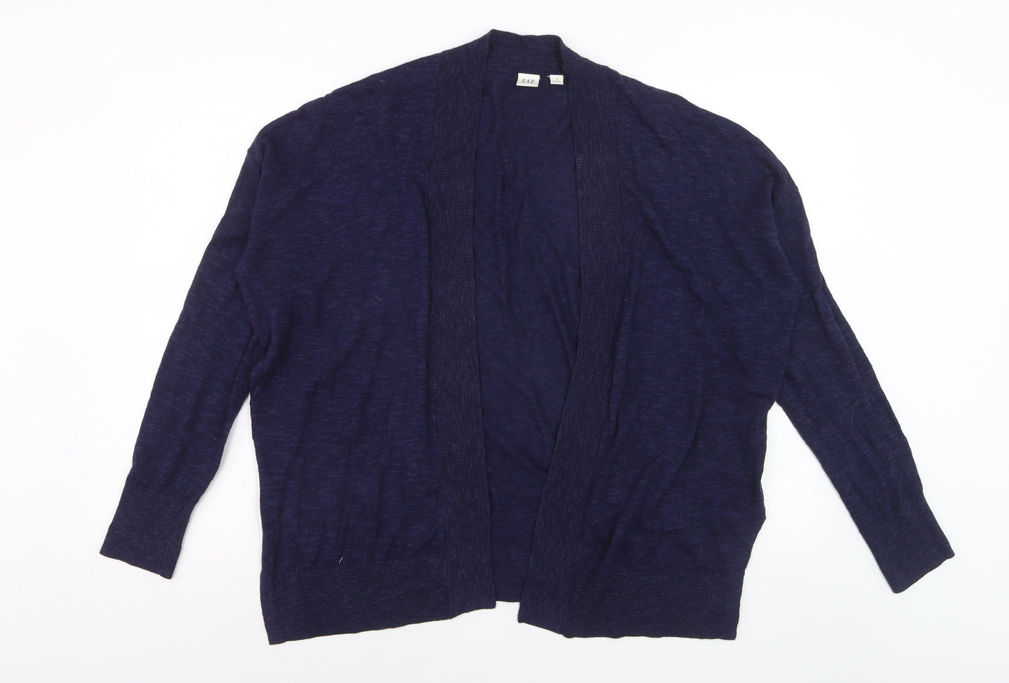 GAP Women’s Blue Cotton Rayon Long Sleeve Cardigan M
