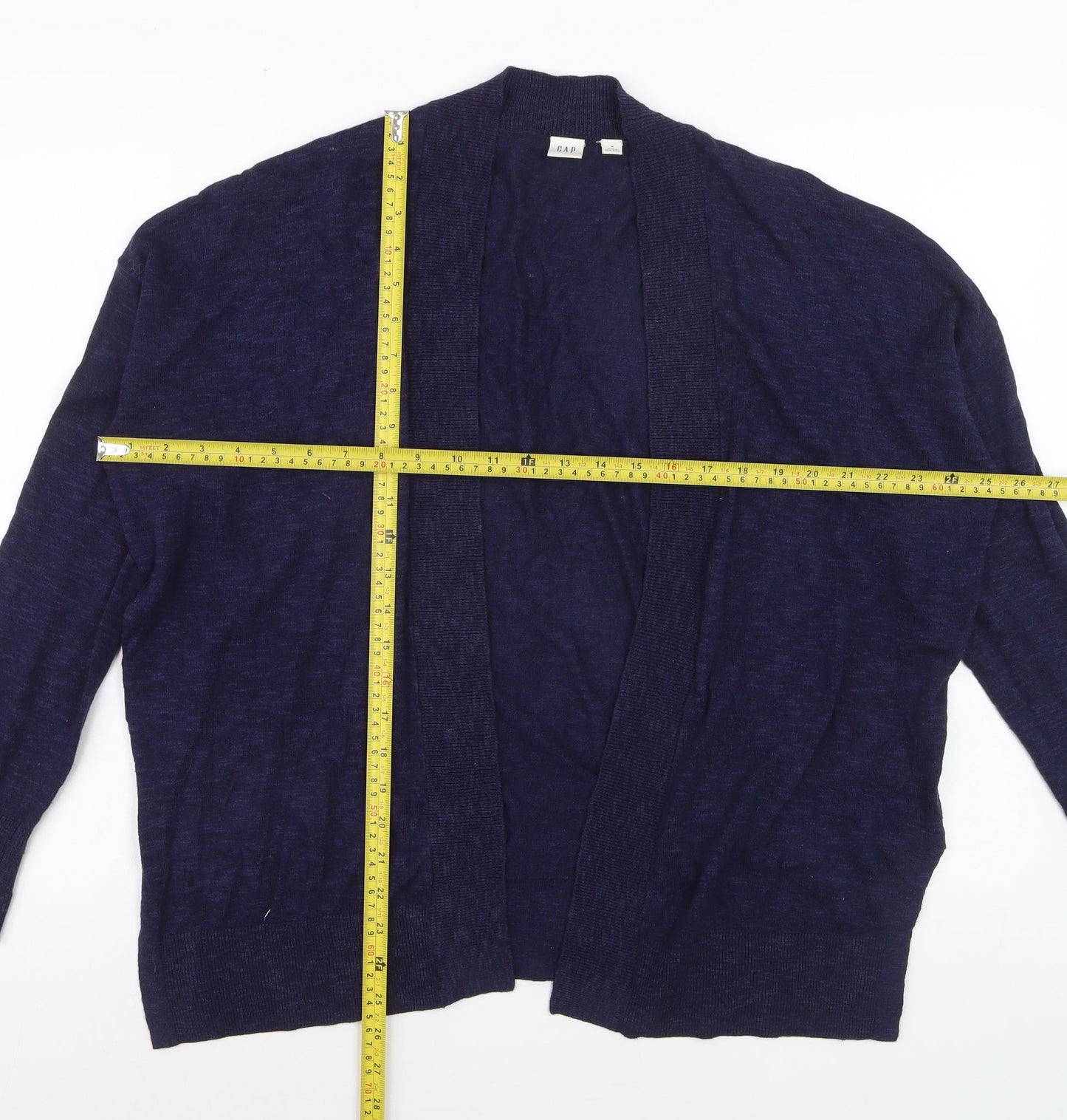GAP Women’s Blue Cotton Rayon Long Sleeve Cardigan M
