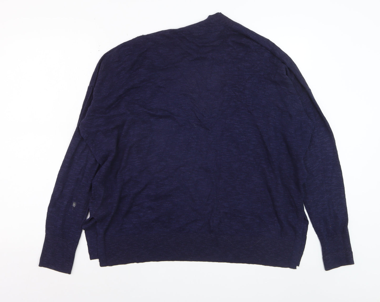 GAP Women’s Blue Cotton Rayon Long Sleeve Cardigan M