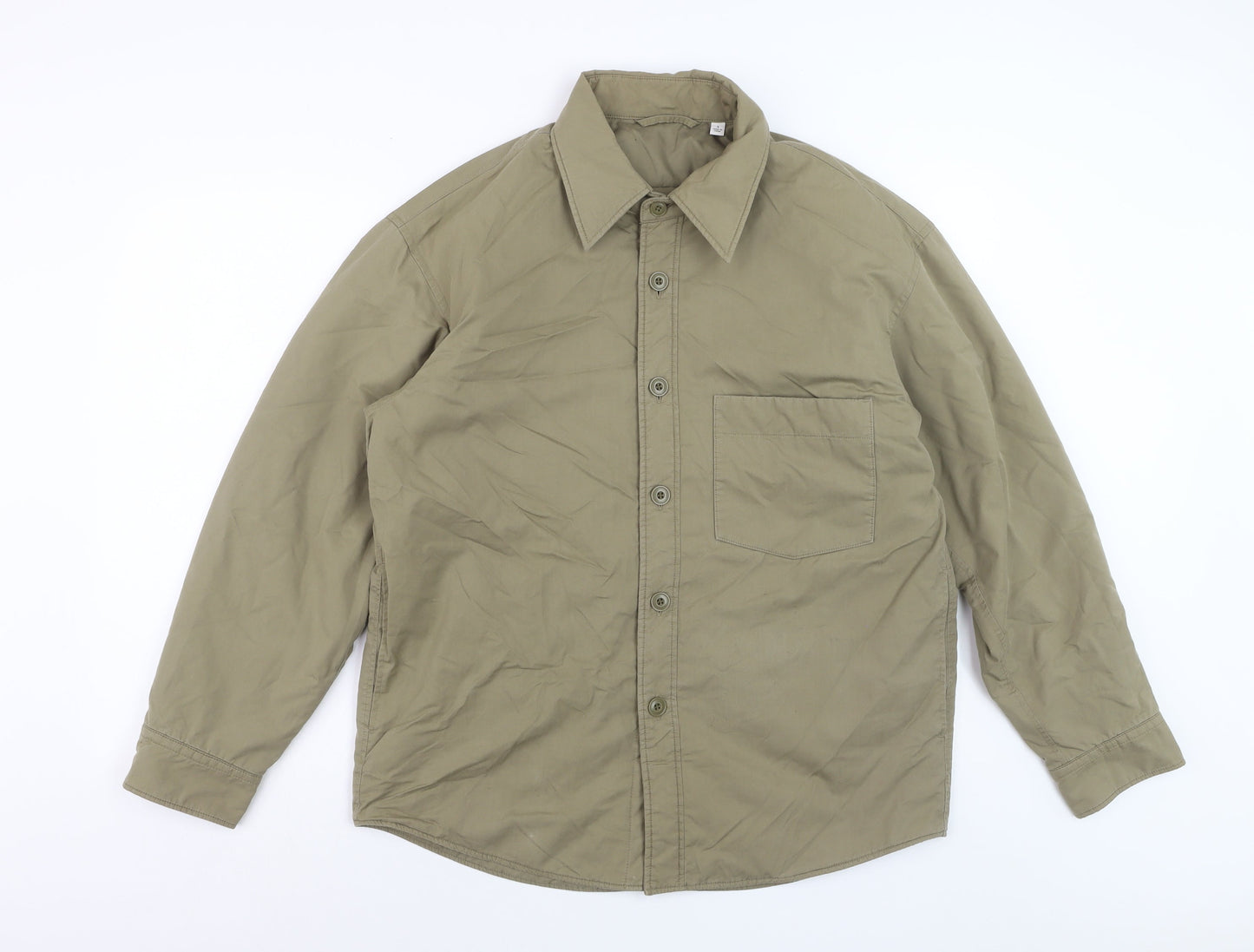 Uniqlo Men's Green S Basic Lightweight Cotton Jacket