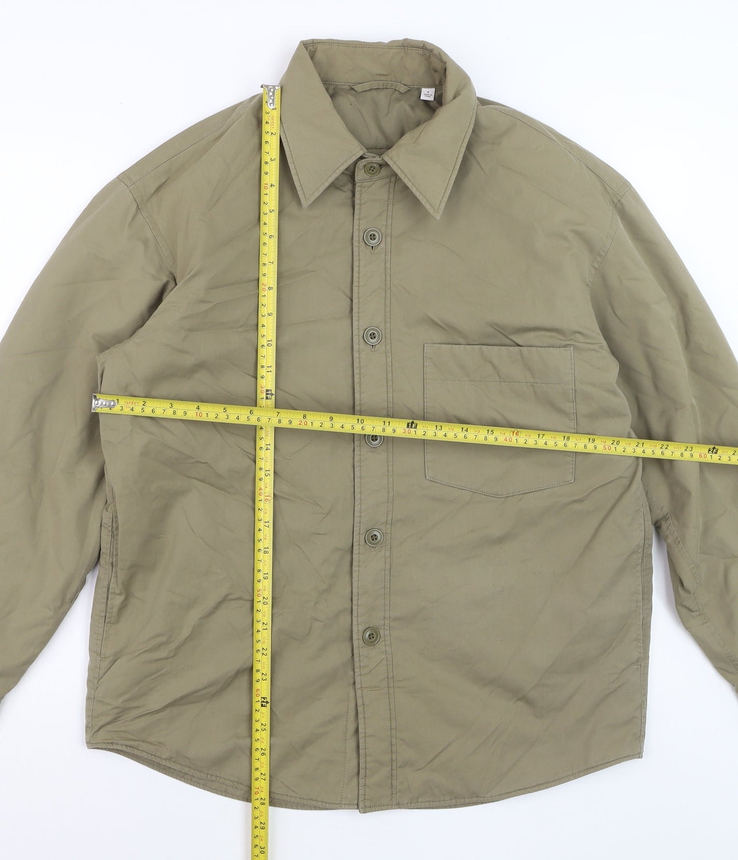 Uniqlo Men's Green S Basic Lightweight Cotton Jacket
