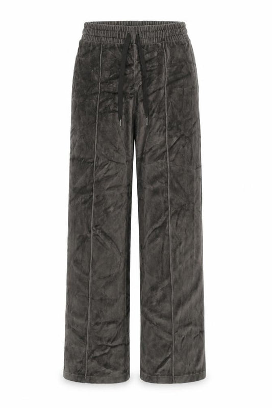 H&M Divided Womens Brown Velour Wide Leg Sweatpants XS