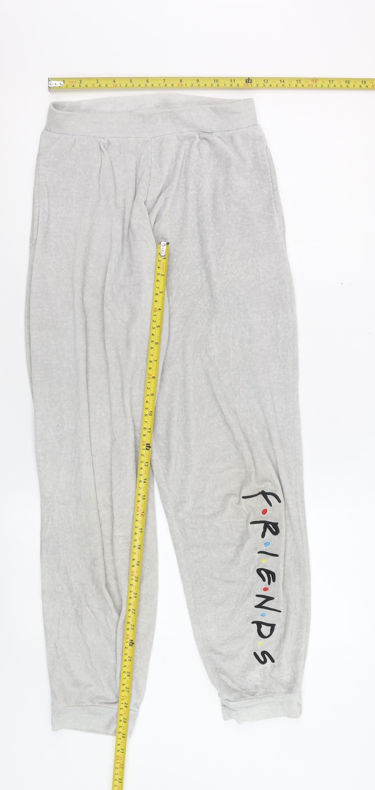 Friends Womens Grey XS Jogger Lounge Trousers