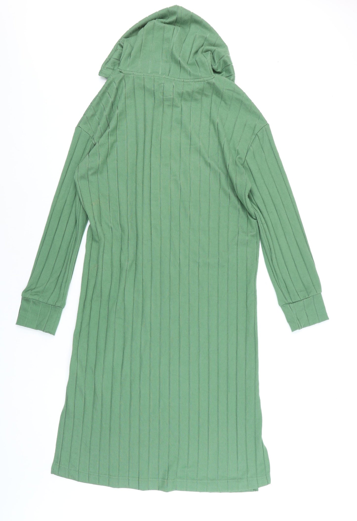 John Lewis Women’s Green Small Hooded Long Sleeve T-Shirt Dress